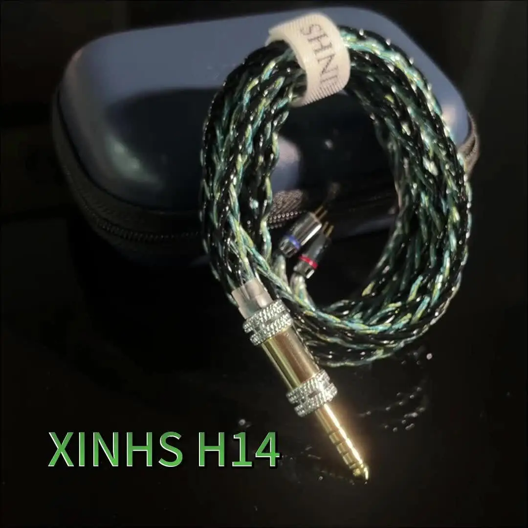 XINHS H14 8-core Jade Green+Black Five Element Hybrid Earphone