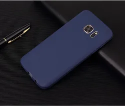 Ultra Thin Silicone TPU Soft Cover Case for J8 2018 (Dark Blue)