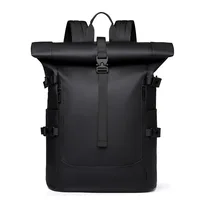 New Shoulder Bag Men's Senior Sense of Business Computer Outdoor Leisure Rolled Edge Travel Backpack Fashion Commuting - Image 5