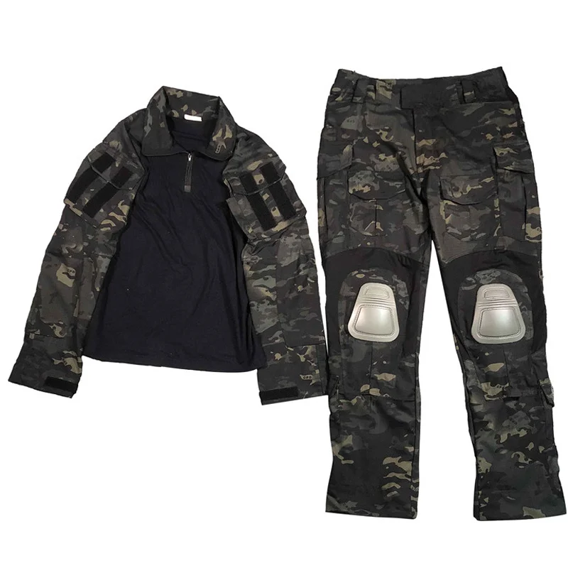 G3 Hunting Clothing Outdoor Camouflage Multicam Military Combat T-Shirt Tactical Shirt Pants Airsoft Paintball Camping Uniform tactical suit tactical shirt combat uniform
