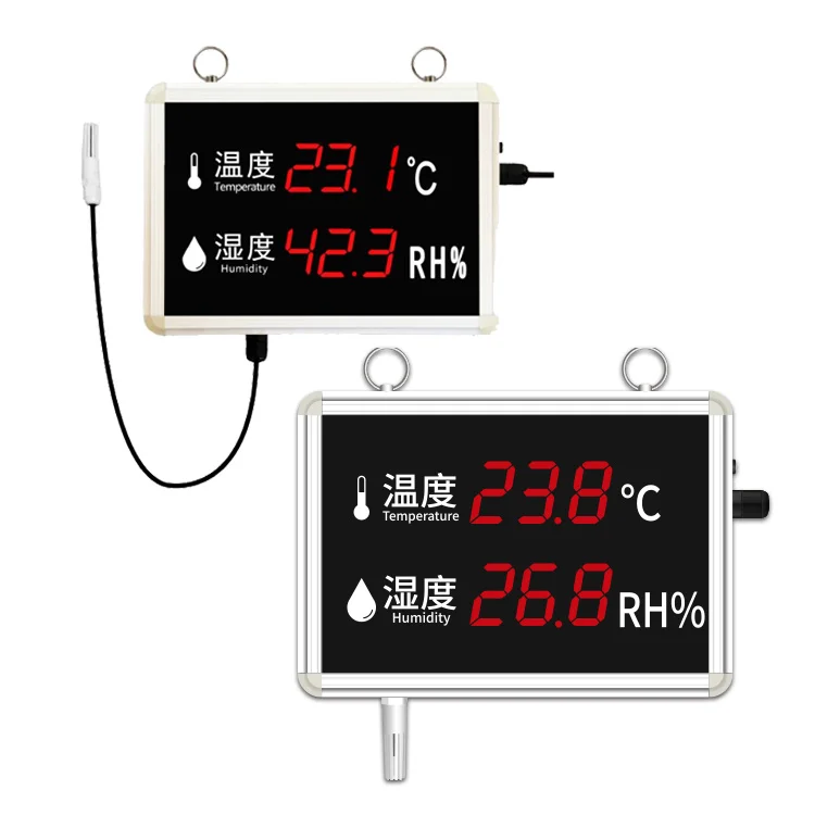 

Large electronic digital display thermometer for market and office use