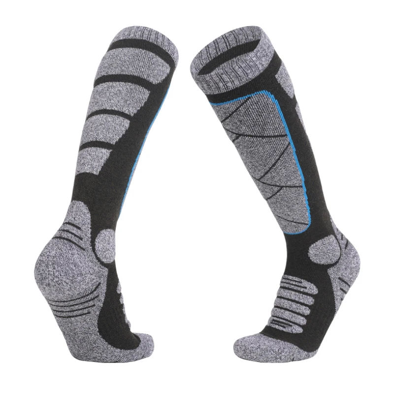 Professional Ski Socks Winter Warm Thickened Cushion Towel Bottom Outdoor Sports Hiking Climbing Long Socks Size 35-45