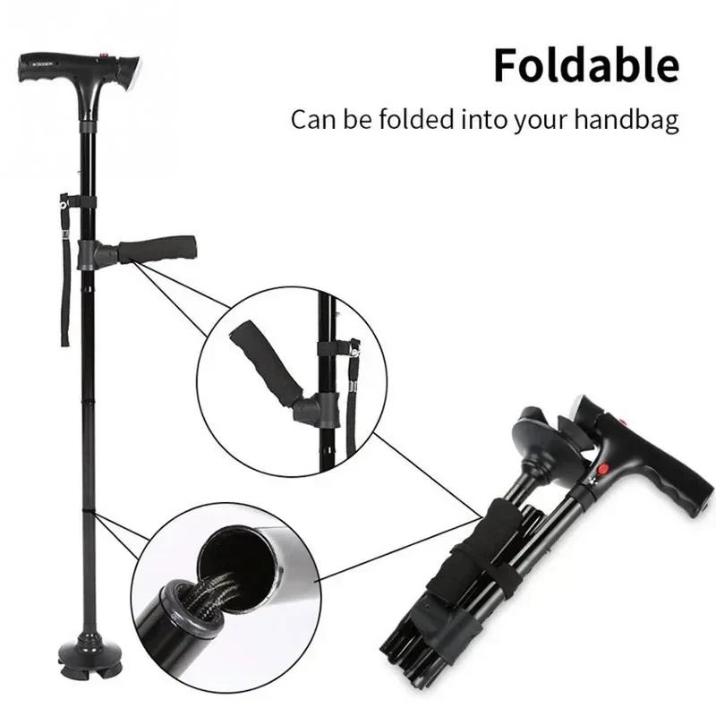 LED Folding Walking Cane 2