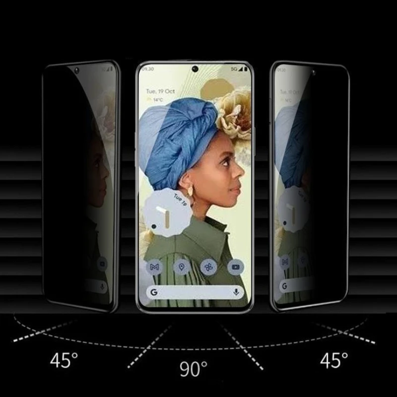 TCL NXTPAPER 70 PRO HD Matte Frosted Anti-Blue Tempered Glass Screen Protector with Privacy Shield