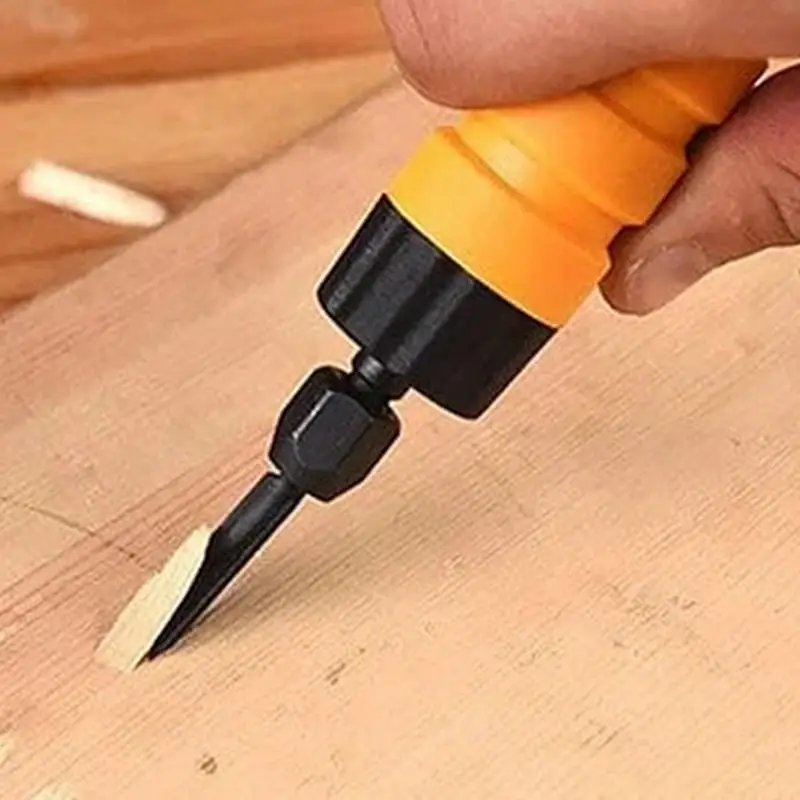 Wood Carving Tool Kit Woodworking Carving Kit Electric Engraving Bit Whittling Set For Beginner Grinding Detailing Hobby