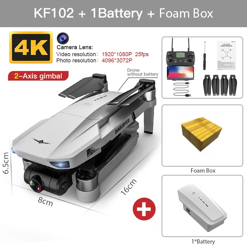 world tech toys helicopter 2021 New KF102 Max GPS Drone 4k Profesional FPV HD Camera Drones 2-Axis Gimbal Brushless Motor RC Quadcopter VS SG906 Max Pro2 blade rc helicopter RC Helicopters