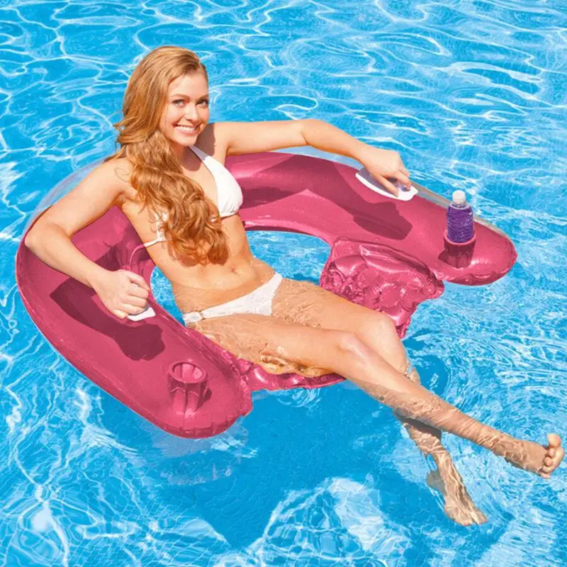 

Summer Swim Inflatable Floating Water Mattresses Hammock Lounge Chairs Pool Water Sports Toys Floating Mat Pool Kids Toys