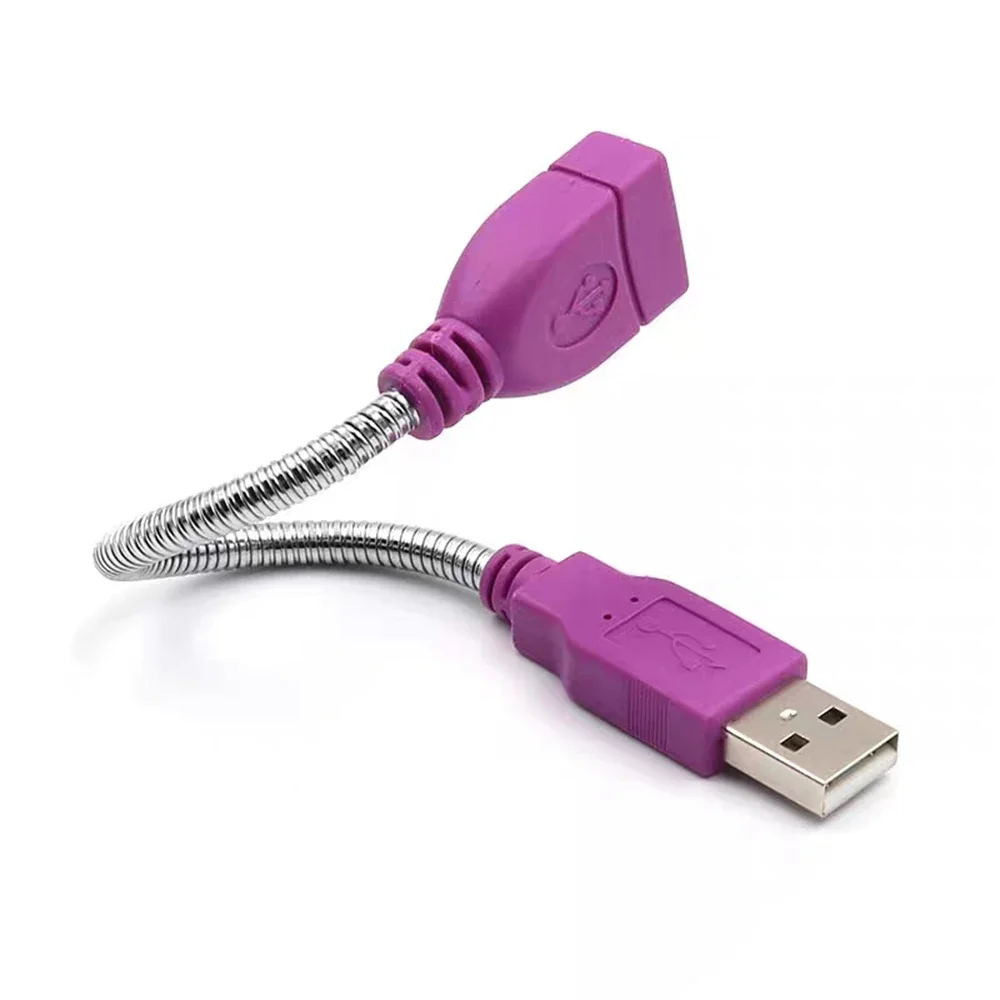 

USB extension cable can be bent, shaped, fixed, and folded metal hose can be extended. USB light power cable, LED light adapter