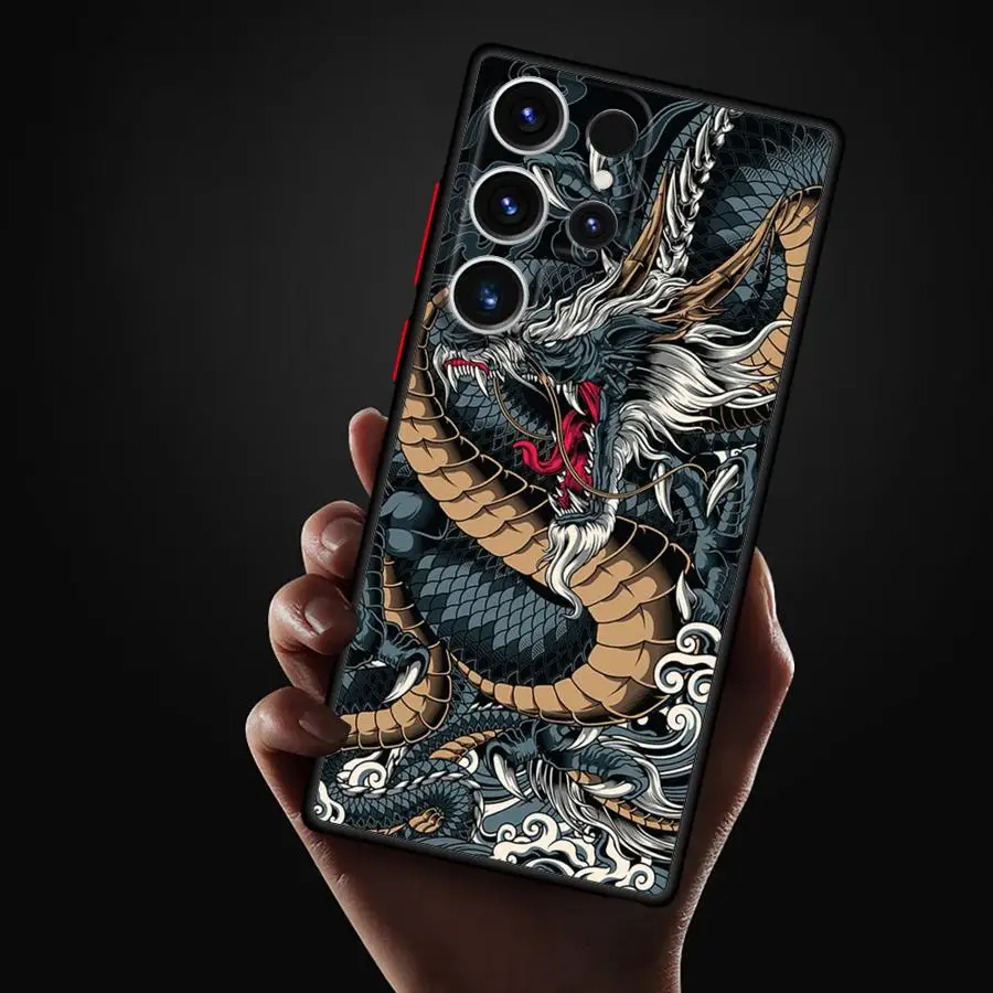 Super Cool Cyan Dragon Phone Case - Stylish Soft Cover