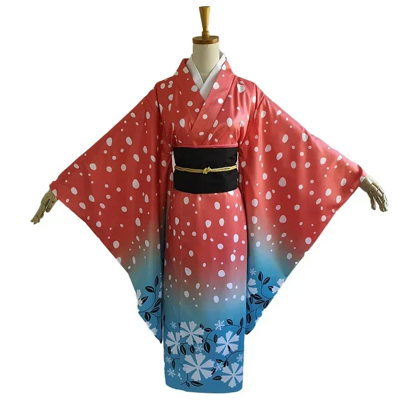 Anime Koyuki Cosplay Costumes pour femmes, perruque rouge