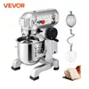 VEVOR Electric Dough Machine 10/15/20/30L Stainless Steel Commercial Cream Egg Whisk Mixer Processor Kitchen Food Stand Blender 1