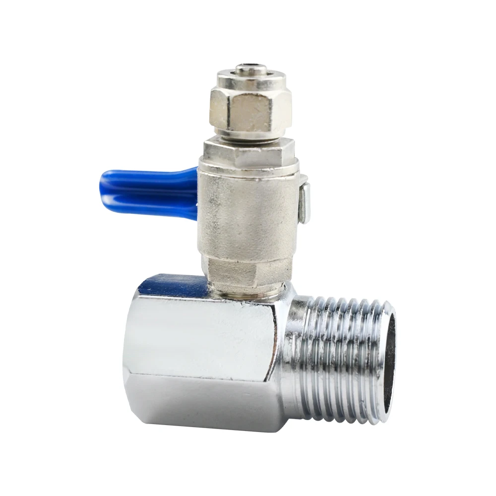 2 Pezzi Valvola A Y Splitter 1/4″ Per Osmosi Inversa (RO) – Raccordo Push-to-Connect, PBT, 6.35mm