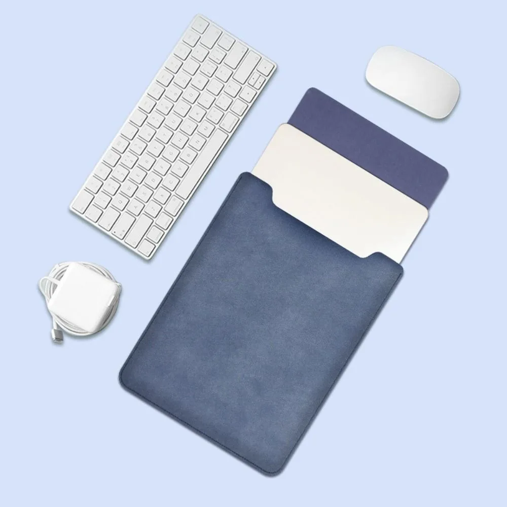 Ultra-Thin PU Leather Shockproof Laptop Sleeve & Protective Pouch