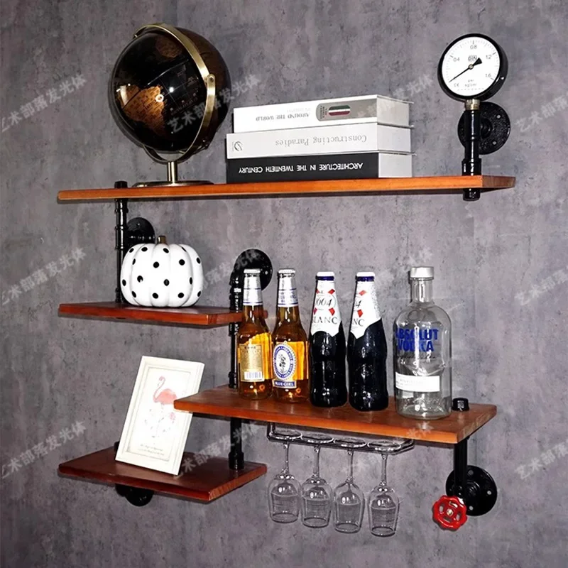 European Metal Wine Rack Self Assemble Vintage Funny Hanging Wine Rack Living Room Suporte De Garrafa De Vinho Home Decor