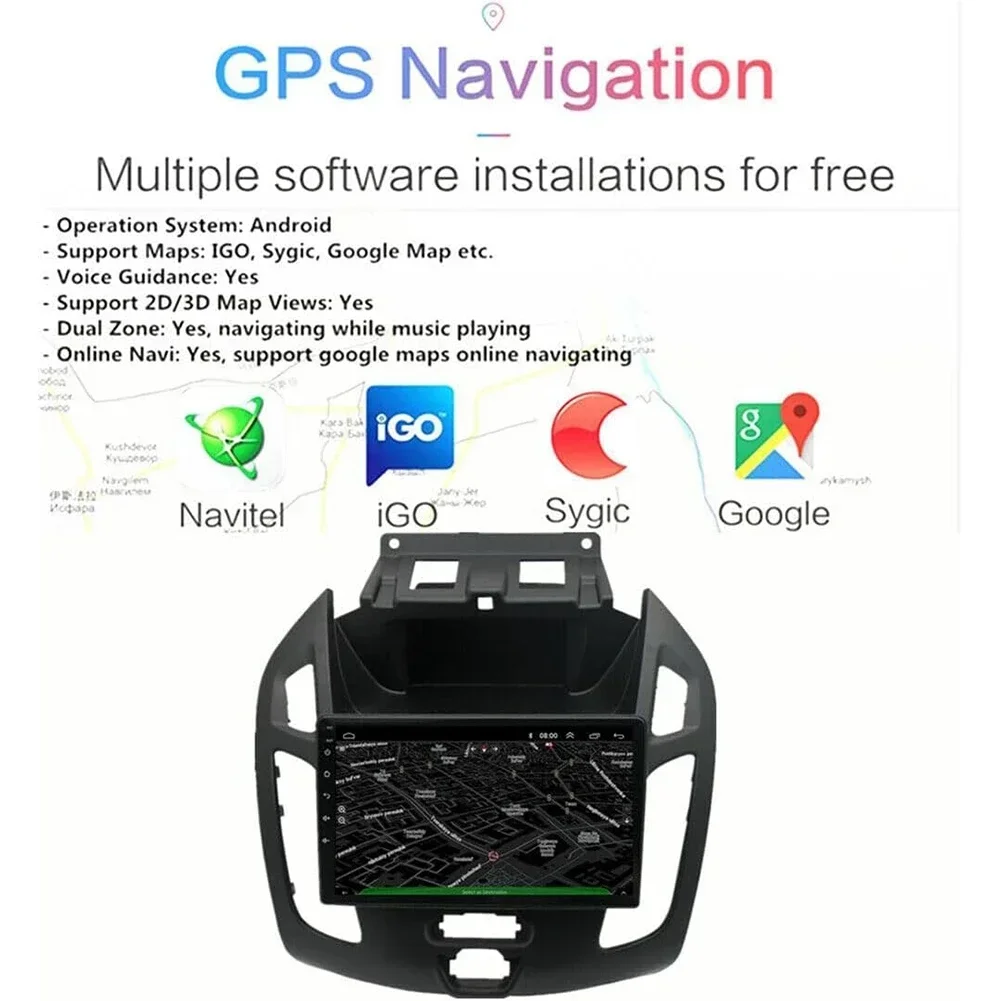 Android Car Stereo For Ford Transit With GPS WiFi Bluetooth