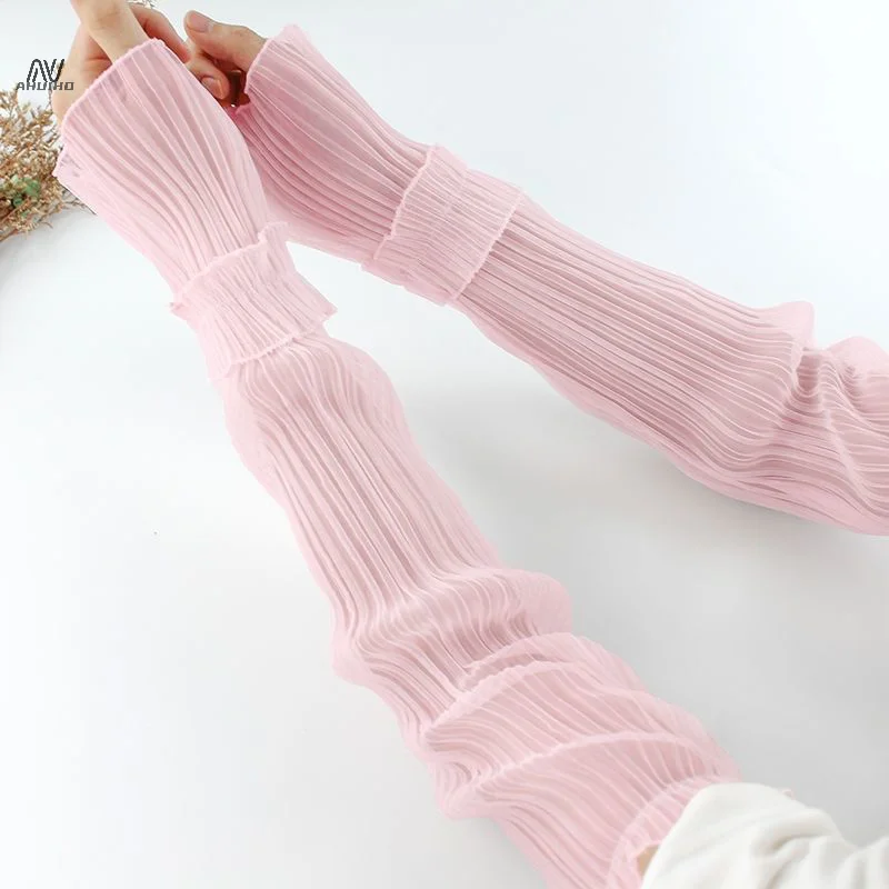 

Атмосфера фотосъемки сетчатая пряжа цветок боковые кружева ледяные рукава повседневная одежда Декор на руку женский Солнцезащитный УФ Варежка