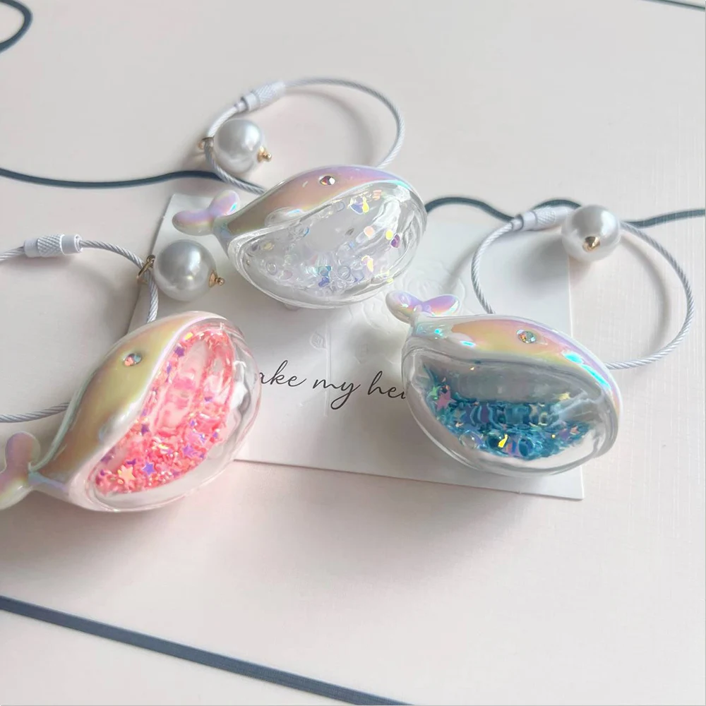 NEWEI Delphin Schlüsselanhänger Acryl - Süßes Meerestier Design