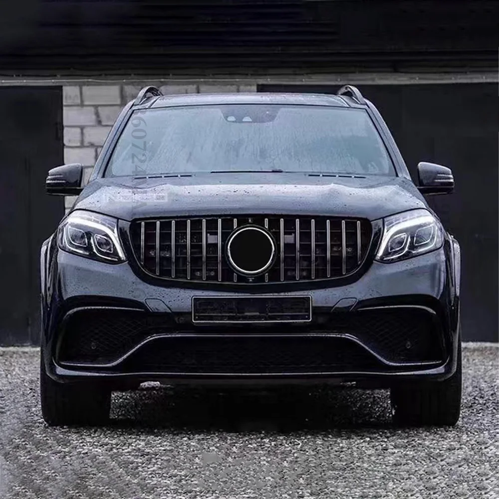 메르세데스 벤츠 GLE W166 300 350 320 400 500 2015-2019 스포츠 다이아몬드 GTR GT 스타일 프론트 그릴 그릴 메쉬