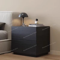 Table de chevet mobile de luxe pour chambre à coucher avec tiroirs et armoires de rangement en bois, organisateur de chevet, meuble tendance 2