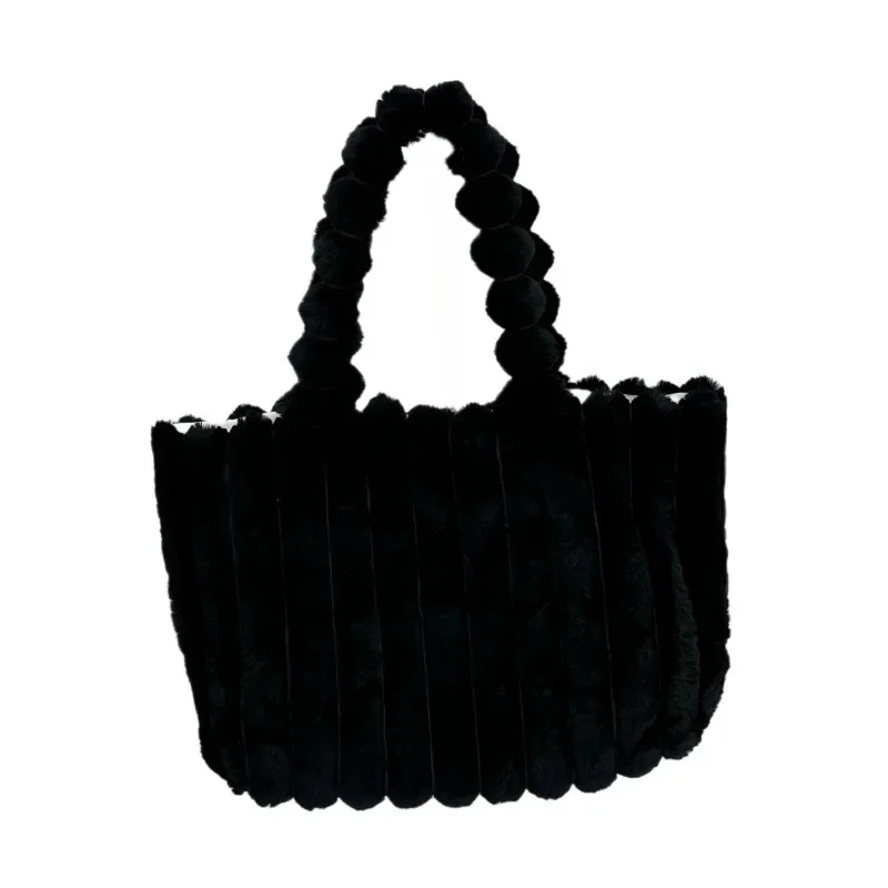 thumbnail image 1 of Nuevo bolso de peluche para mujer, bolso de peluche de moda, bolso de mano de gran capacidad, bolsos de hombro para mujer, gran oferta, 1 of 5