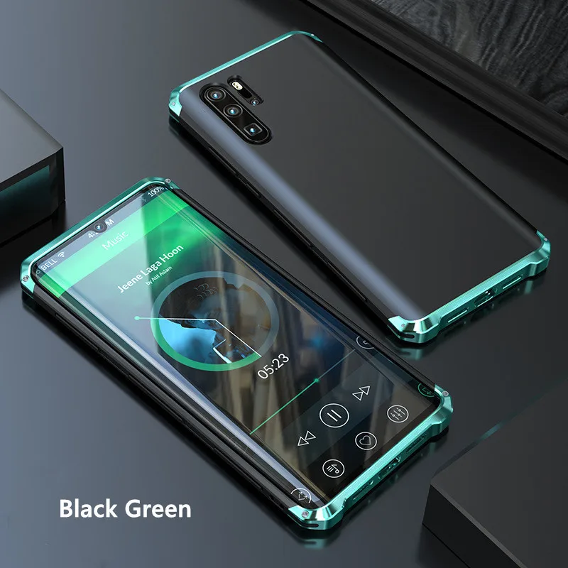 Dropshipping Hybrid PC Element Armor For Huawei P30 Pro P30Pro Metal Frame Bumper+PC Back P30Pro P30 Pro Matte CASE Cover Coques