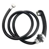 Shower faucet Black Shower Head Hose Suitable For Hair Salon Non-pressurized Nozzle bathtub faucets 15cm Pipe 117cm Alloy ABS 5