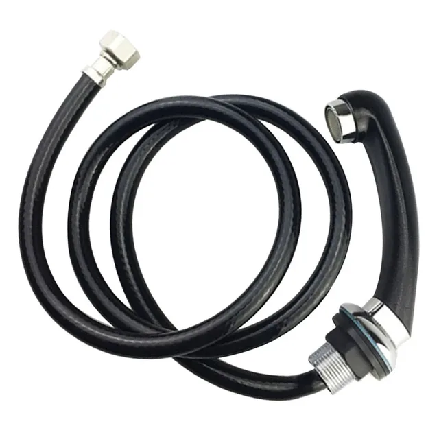 Shower faucet Black Shower Head Hose Suitable For Hair Salon Non-pressurized Nozzle bathtub faucets 15cm Pipe 117cm Alloy ABS 5