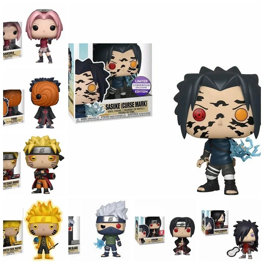 thumbnail image 4 of FUNKO POP UZUMAKI 823 # KAKASHI Itachi Sasuke Mark Kyuubi TOBI MADARA REANIMATION Colección de estilo completo Modelo Figuras de acción de juguete, 4 of 5