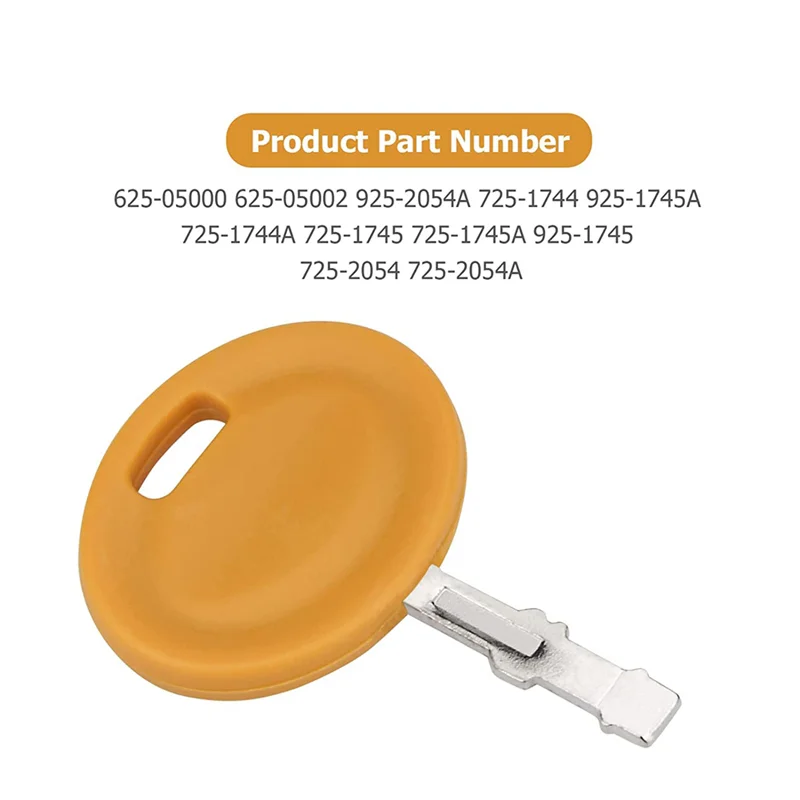 Lawn Mower Starter Keys for Cub Cadet XT1 ZT1 LT LTX Troy Bilt Lawn Mower MTD Mower Replace 925-2054A 925-1745A,5-Pack 2