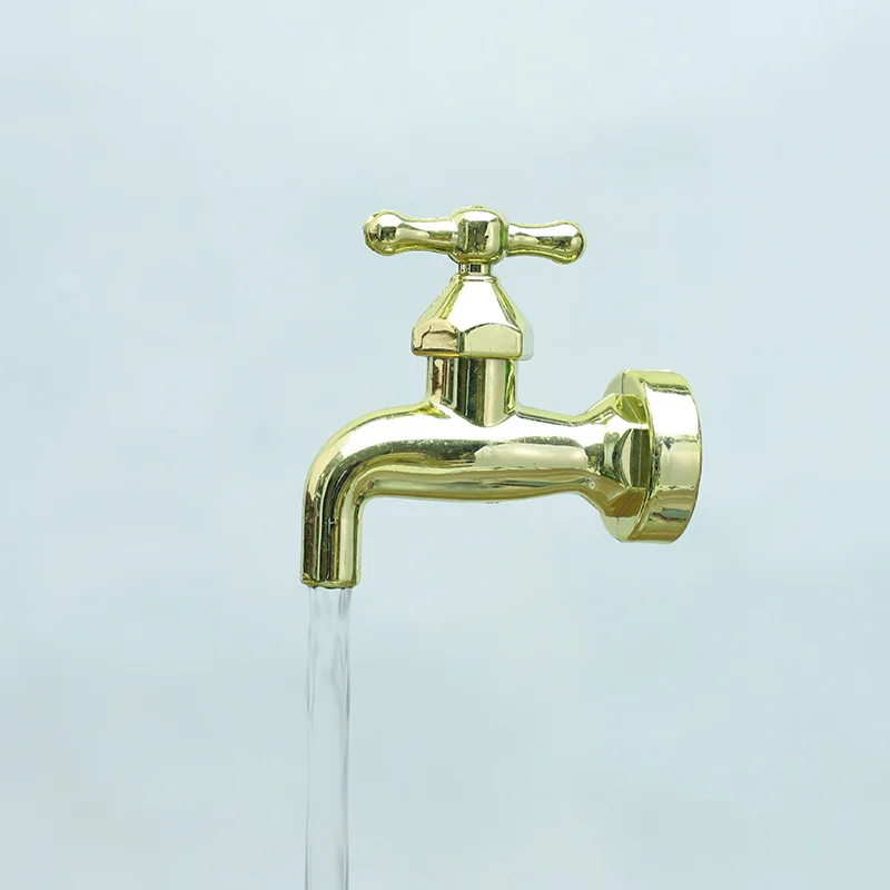 Faucet Fountain Decoration Invisible Flowing Spout Watering Can FountainYard Art Metal Outdoor Watering Gardening Art Faucet Fountain Decoration