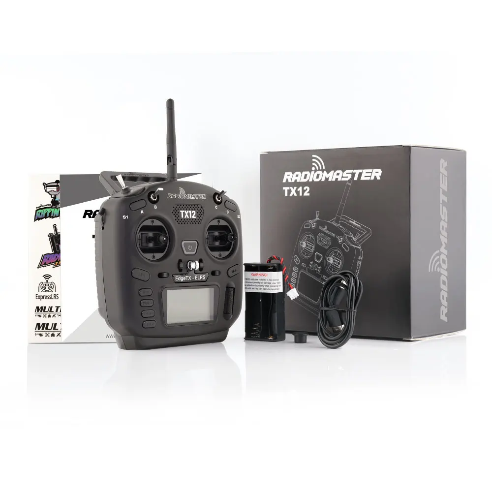 RadioMaster TX12 MKII 16ch Hall Gimbals Support OPENTX and EDGETX Remote Control Transmitter