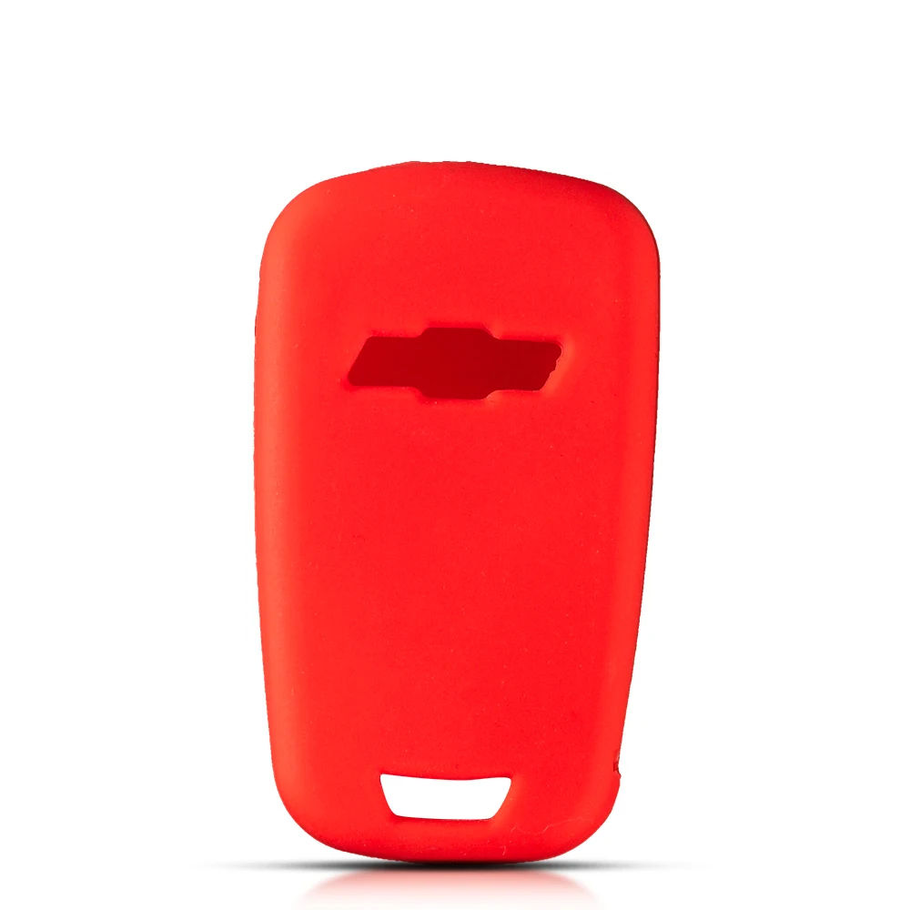 Silicone Car Remote Key Cover Case 2 Buttons For Chevrolet Chevry Cruze Sedan Hatchback Malibu Trax Aveo 2009-2015 key case cover key case car key shell