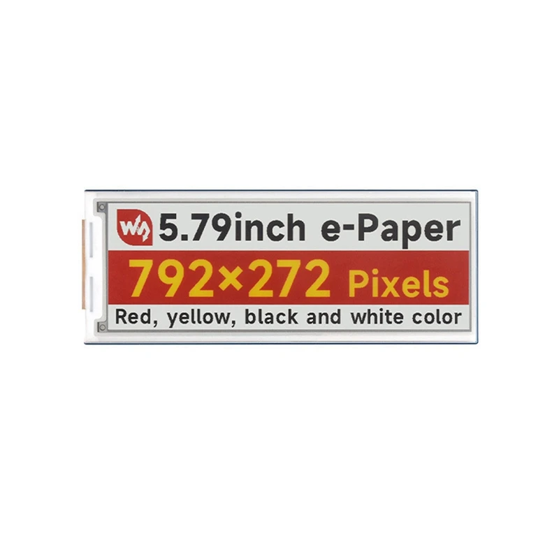 The Newwaveshare 5.79Inch Ink Screen Electronic Paper 4 Color E-Ink Screen 792X272 Pixels SPI E-Ink Raw Display