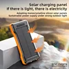 Solar Power Bank 100000mAh Portable Charging Poverbank External Battery Charger Strong Light Led Light for All Smartphones 1