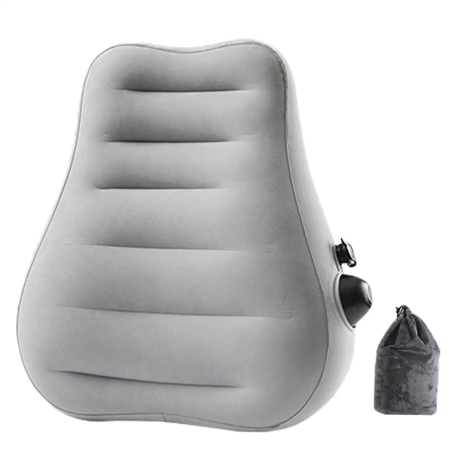 Inflatable Lumbar Rest Pillow Easy to Inflate for Office Reading Sleeping