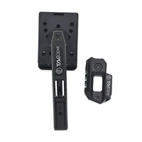 TACGEAR OWB Holster Left Right hand Belt Clip Carrier holder Can Hold Flashlight Red dot Sight for Pistol have a integral rail 2