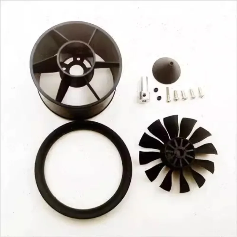 Фото 1 шт. Ducted Fan 50 мм EDF Ducted 12 Blades QF2611 бесщеточный двигатель вперед и аналогичный двигатель Turbojet №3