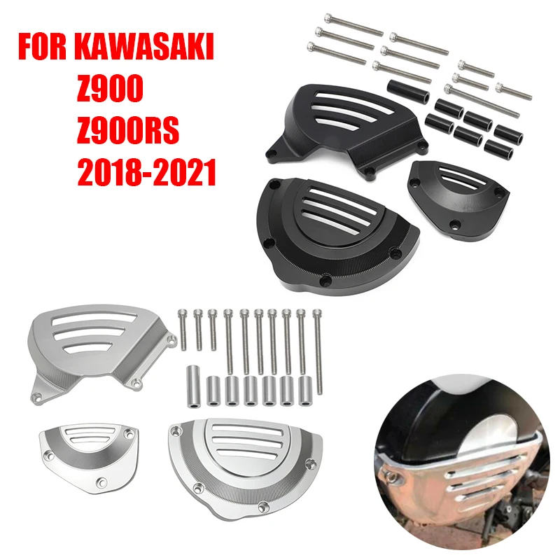Protector de motor para motocicleta Kawasaki Z900RS Z900, cubierta de estator, Protector contra