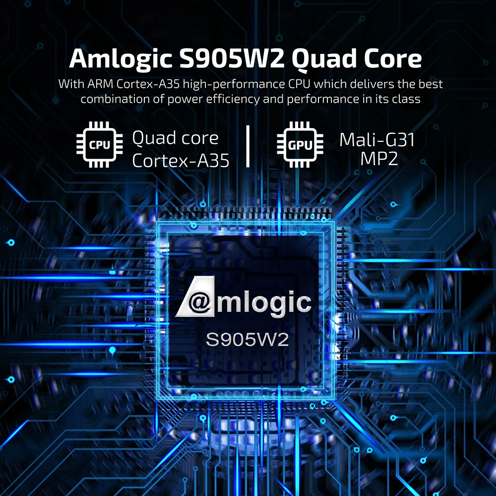 X98Q TV Box Smart S905W2 4K HD AV1 Amlogic Smart Media Player Set Top Box Android11 2.4G&5G Dual WiFi X98Q TV Box 1+8GB 2+16GB 2