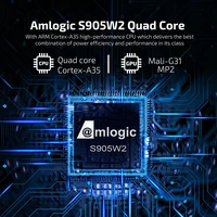 X98Q TV Box Smart S905W2 4K HD AV1 Amlogic Smart Media Player Set Top Box Android11 2.4G&5G Dual WiFi X98Q TV Box 1+8GB 2+16GB 2