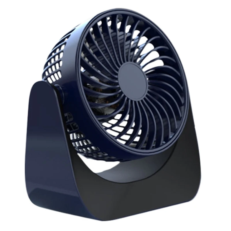 

Desk Fan Small Table Fan With Strong Airflow Ultra Quiet Portable Fan Speed Adjustable Head 360Degree Rotatable