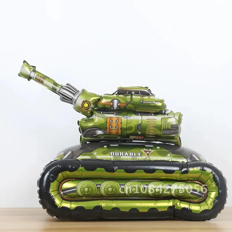 

Car Balloons 3D Tank Engineering Vehicle Three-dimensional Excavator Assembly Birthday Baby Shower Toy Party Decoration