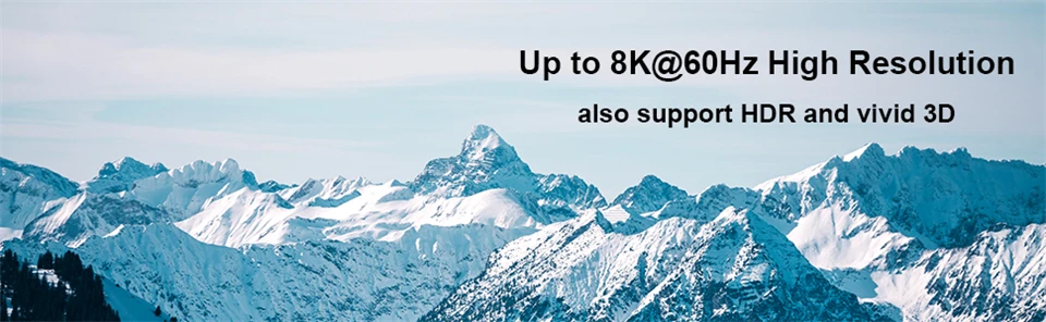 8K HDMI 2.1 Switcher Selector 4K 120Hz HD Switch HDMI Splitter 4 In 1 Out 3 In 1