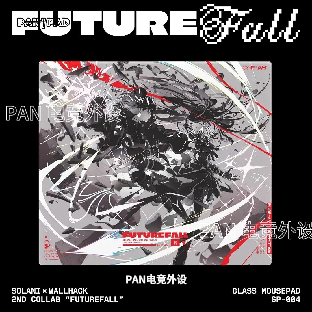 即発送‼️WALLHACK LIMITEDEDITION FUTUREFALL WALLHACK 4.0 Futurefall Glass Mousepad Duplicate Edition