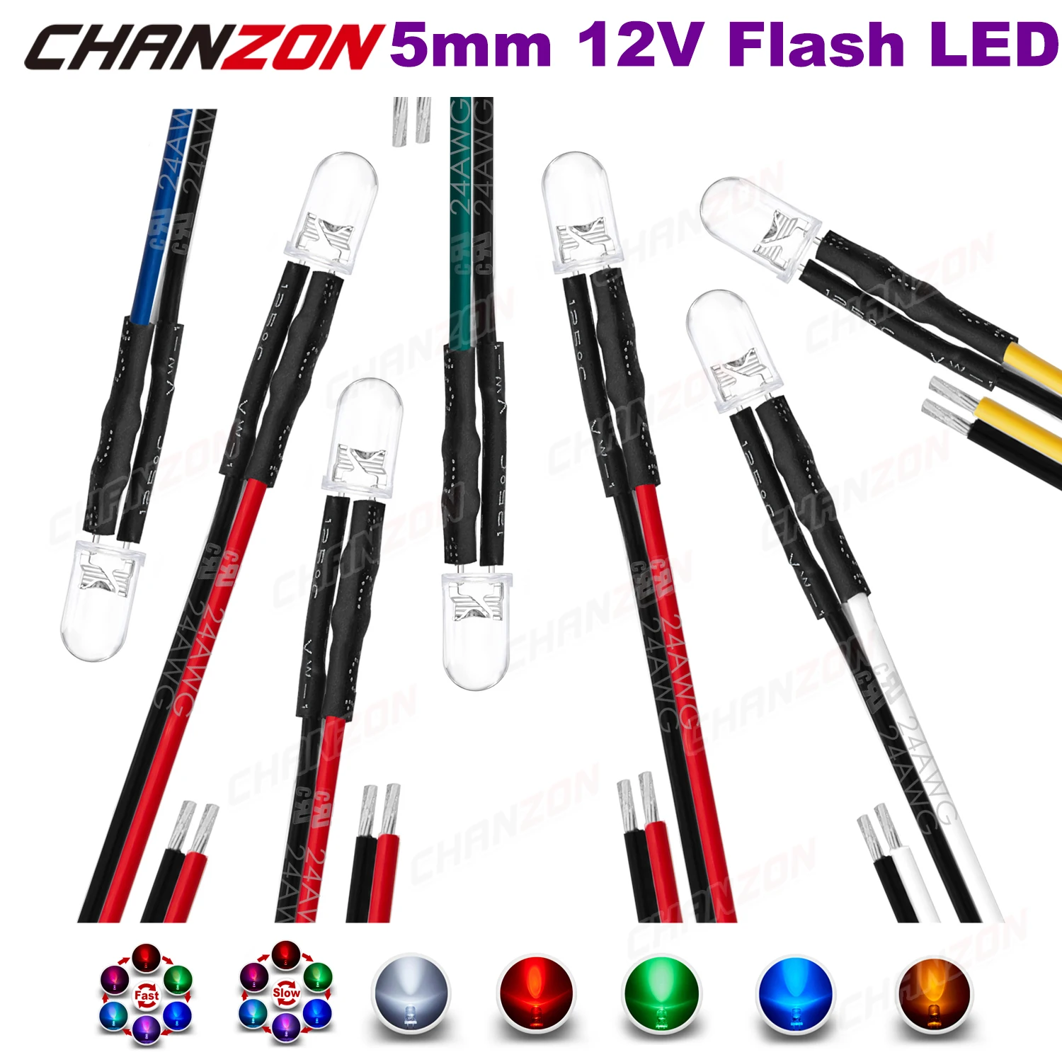 Reland Sun 100 Pezzi LED SMD 1206, Assortiti In Rosso, Bianco, Verde, Blu, Giallo, Per Riparazioni E Progetti Fai Da Te