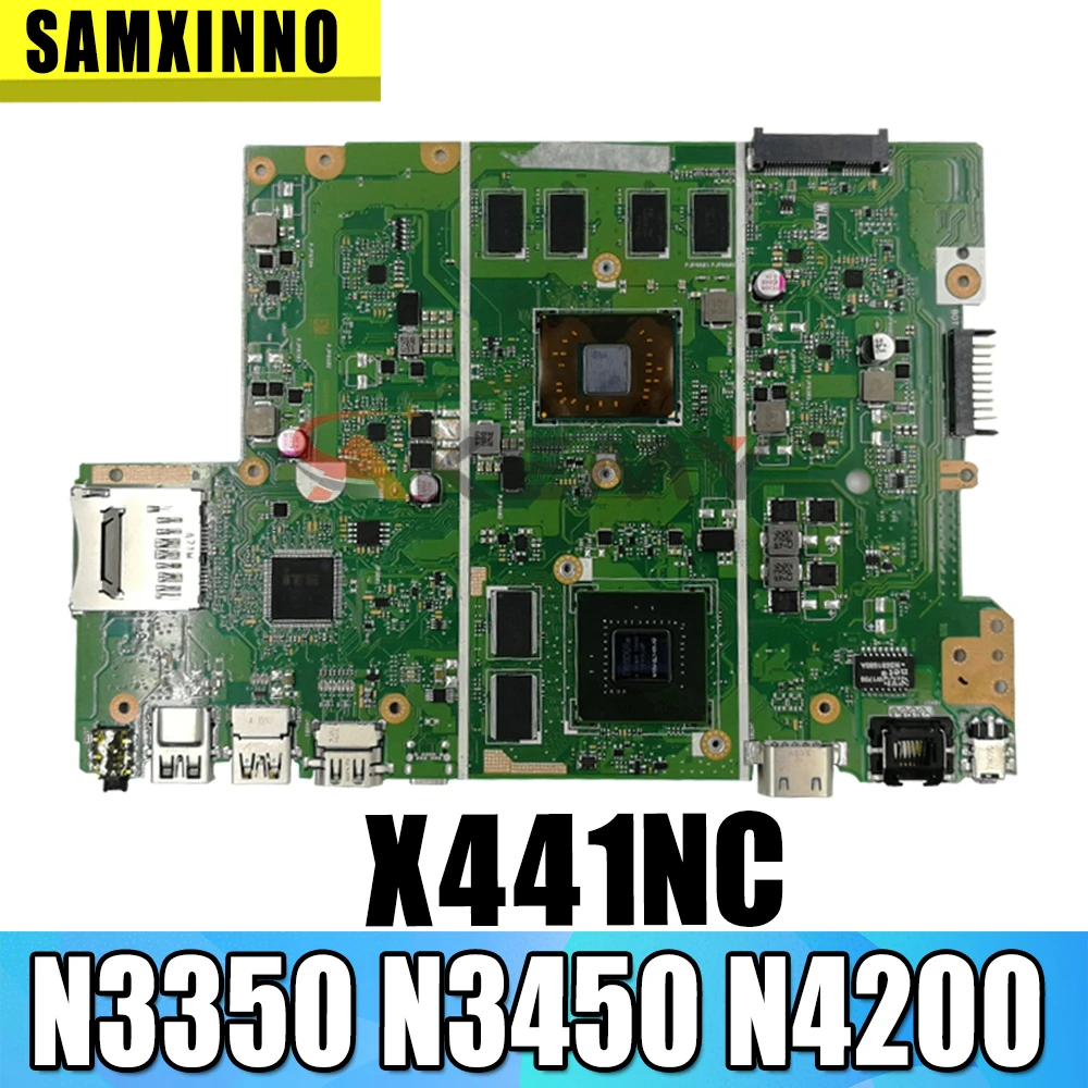 X441nc N3350 N3450 N4200 Cpu 4gb Ram Gt810m Gpu Laptop Motherboard Rev2