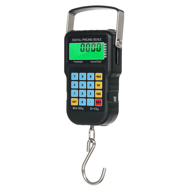 Bilancia Digitale Pesca E Bagagli - 50 Kg Con Gancio, Display LCD Retroilluminato - Portatile E Multifunzione - Foto 10