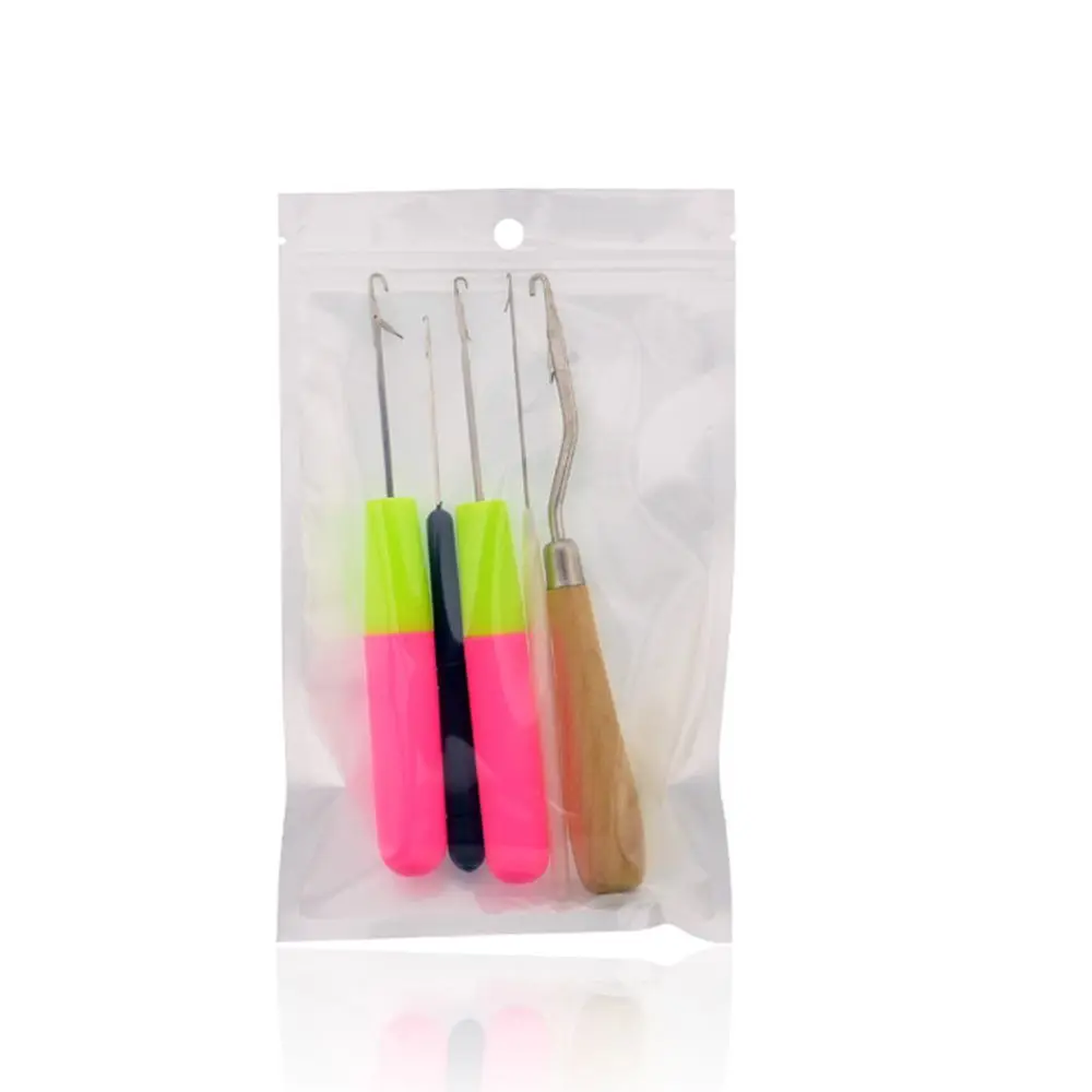 Latch Crochet Hook Hair Weave Crochet Needle Wigs Knitting Hair Extensions Styling Carpets Repair Tools Braid Craft