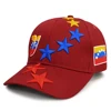New designed Venezuela Caps Gorras Cotton Twill Baseball Cap Embroidery 7 Stars Logo Venezuela Sports Cap Women Men Hats 3