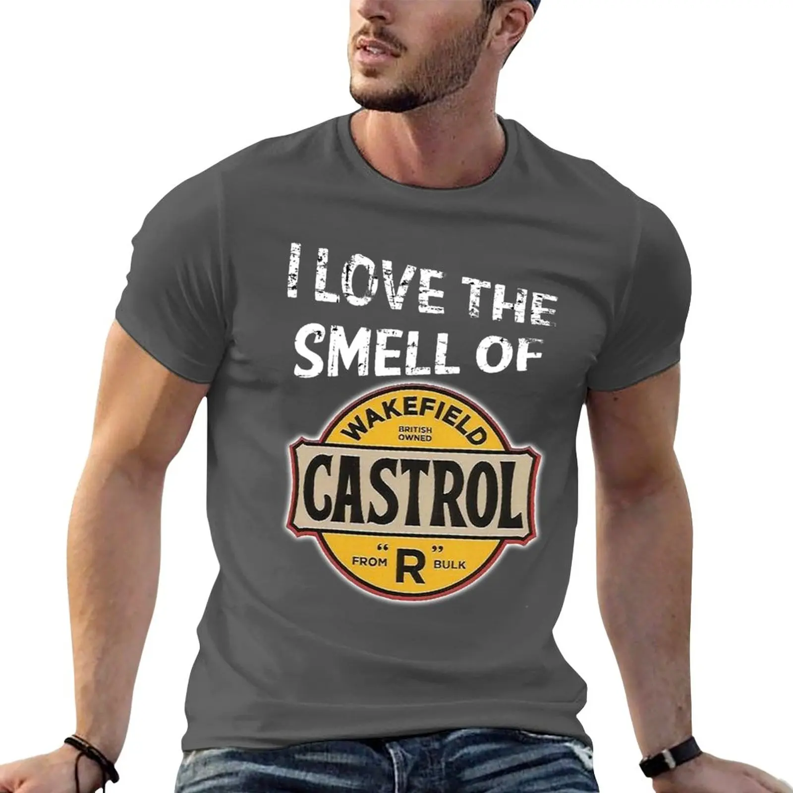 

Футболка мужская с принтом «I Love The Smell Of Two Stroke Power»